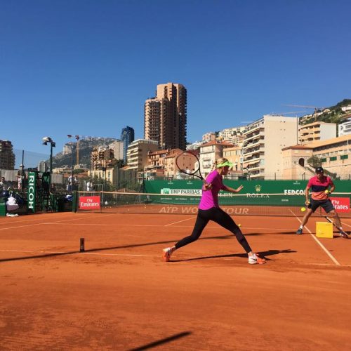 Nick Horvat Donna Vekic Clay Court Season - Preparations In Monte Carlo, Monaco