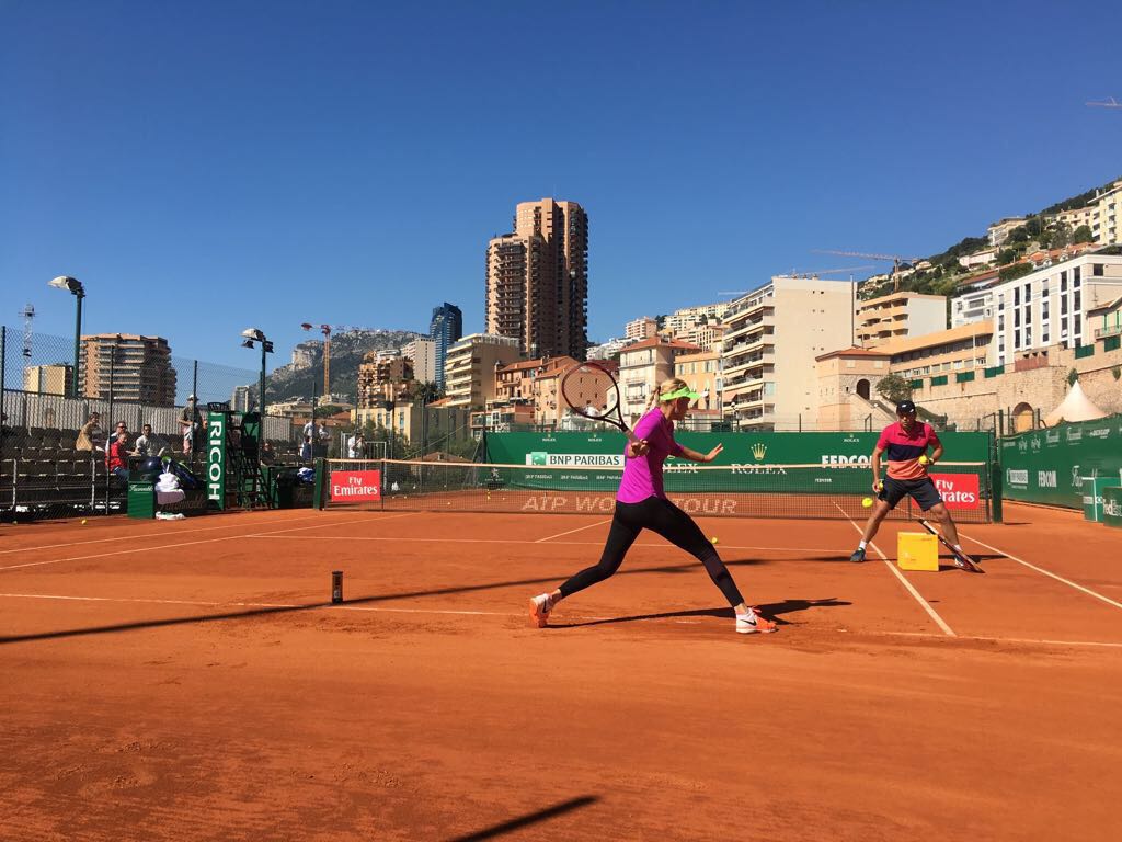 Nick Horvat Donna Vekic Clay Court Season - Preparations In Monte Carlo, Monaco