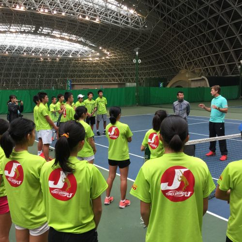 YONEX Vamos J training camp in Japan