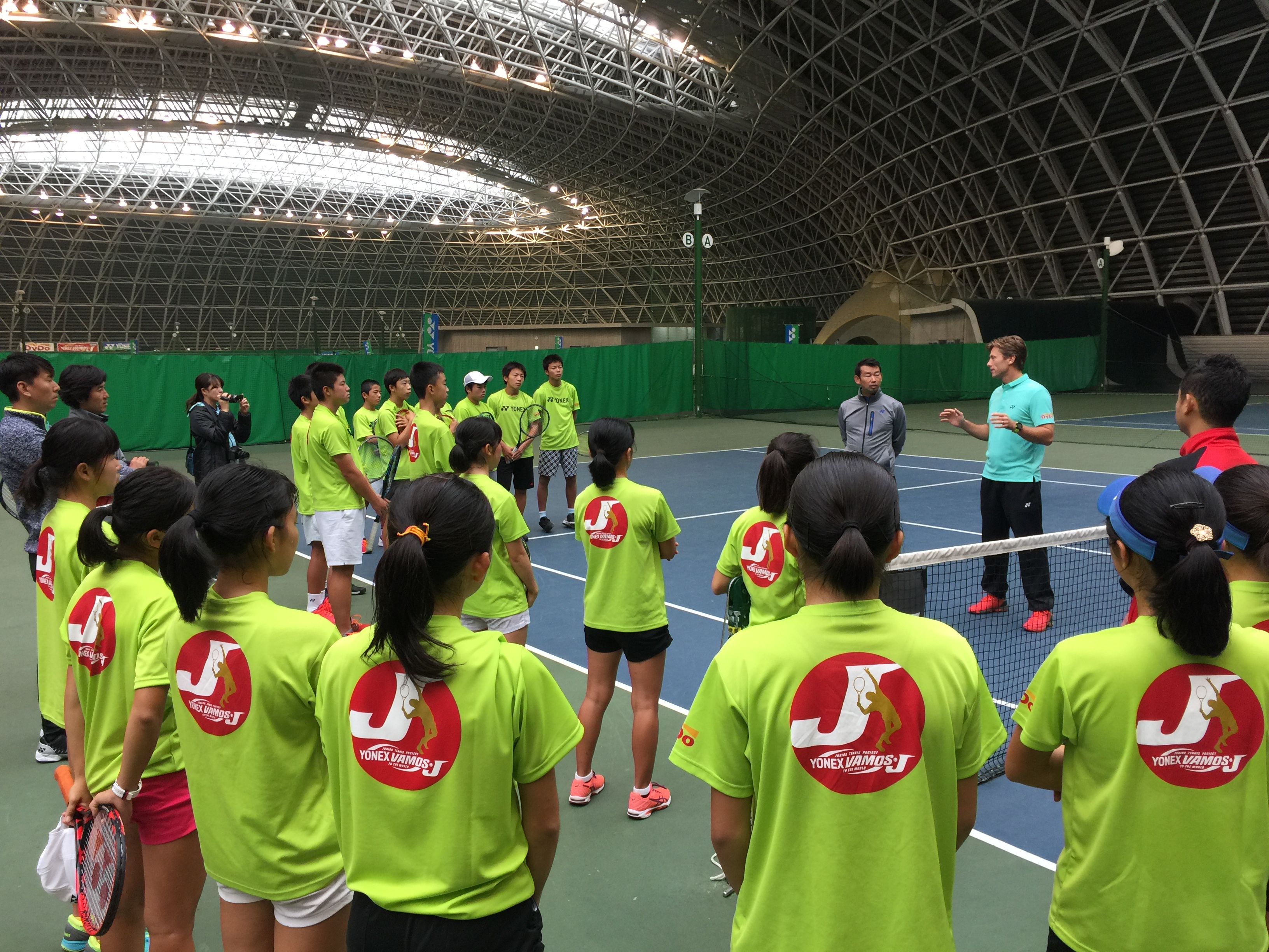 YONEX Vamos J training camp in Japan