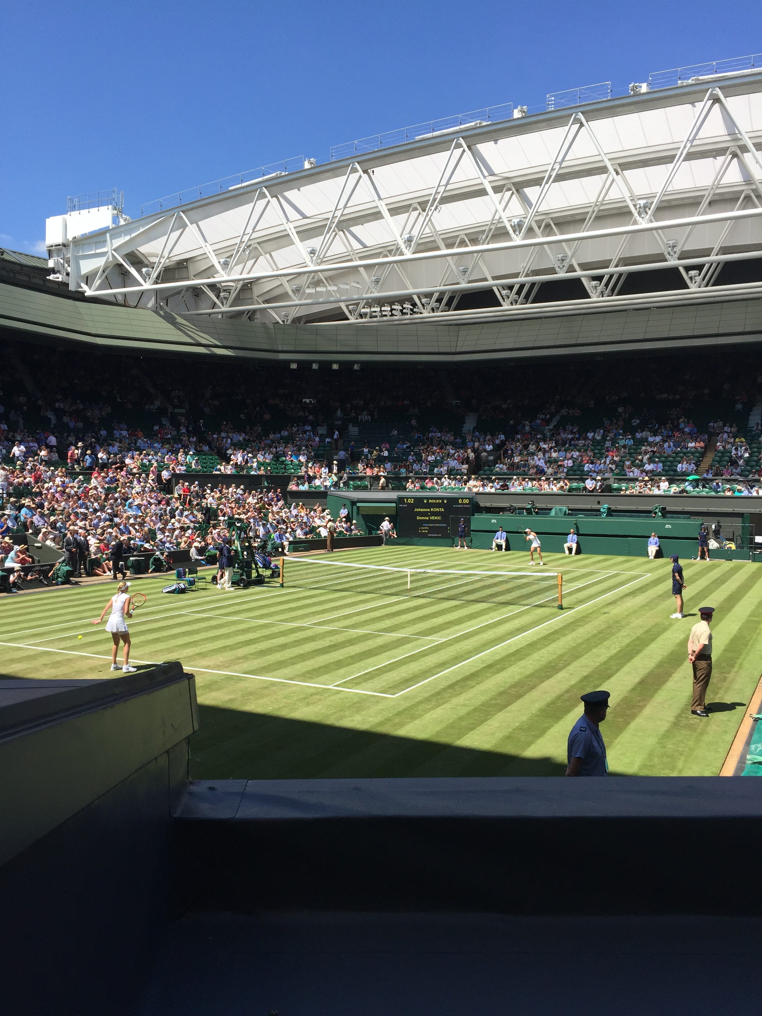 This is why we love tennis Nick Horvat Donna Vekic Johanna Konta Wimbeldon