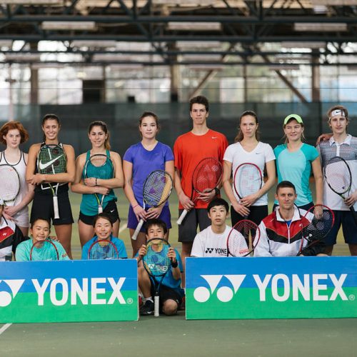 Tennis Coach Nick Horvat at YONEX Vamos J Training Camp In Zagreb, Croatia Photo by Vuri Matija