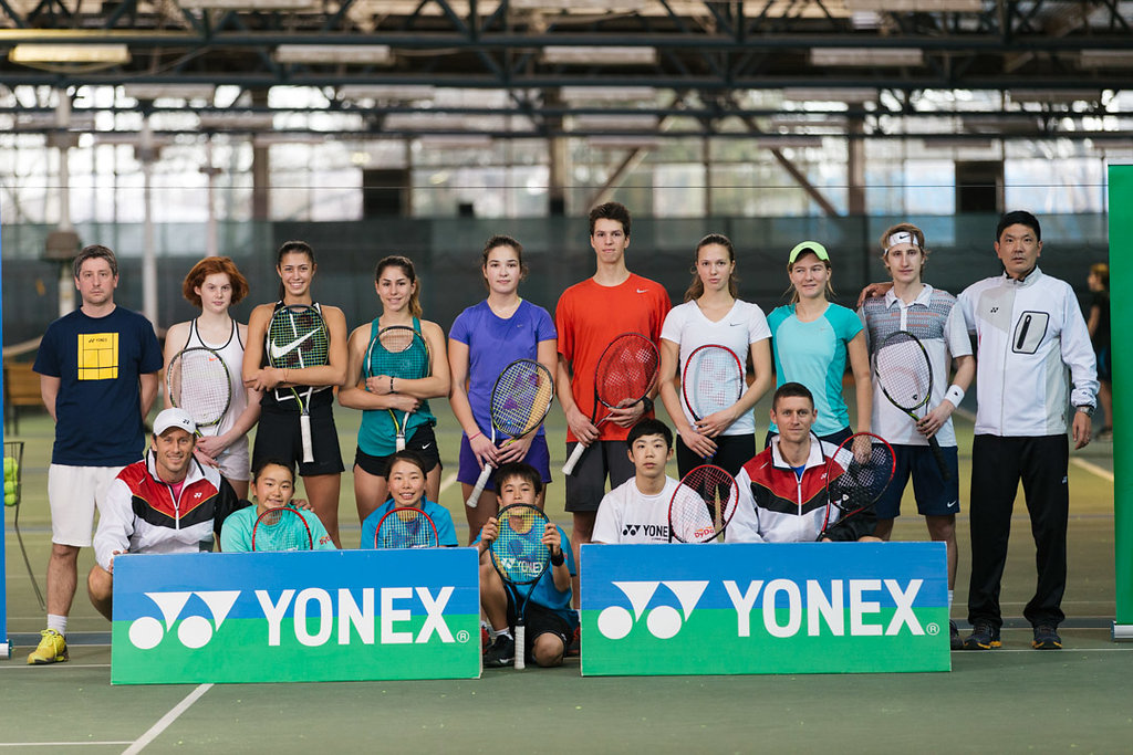 Tennis Coach Nick Horvat at YONEX Vamos J Training Camp In Zagreb, Croatia Photo by Vuri Matija